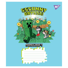 Тетрадь уч. "YES" 24л.# /767588/ "Minecraft Flowers" (20/320)