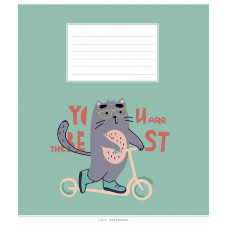 Тетрадь уч. "Школярик" 18л.== /3212L/ "Cute copybook" выб. УФ-лак (девочка) (25/250)