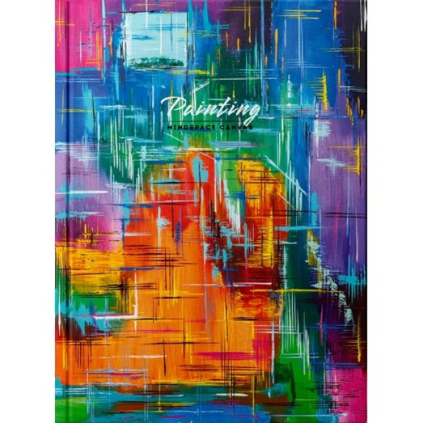 Notebook A6/48 sheets. "Rucksack" /TP-9/ # series "PAINTING", tv. lam.coating, 60 g/m², mix (1/20)