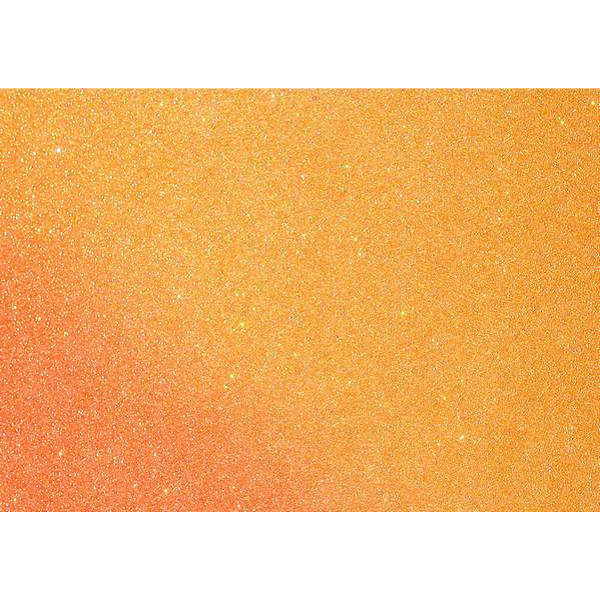 Flexica (foamiran) "WB" /10504(IR-EVA-003)/ CHAMELEON with glitter, 20*30cm, NEON ORANGE, 1.8mm (10 sheets/pack)