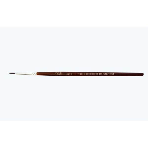 Round pony brush "Neo Line" No. 1 /2101-CHPR/ (25/250/5000)