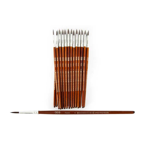 Round pony brush "Neo Line" No. 2 /2102-BPR/CHPR/ (25/250/5000)