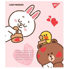 Тетрадь уч. "YES" 12л.== /766545/ "Line friends" (25/500)