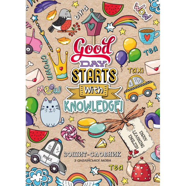 Notebook-dictionary 160x235mm/40 sheets "Mandarin" /19208/ English language, Staple 55 g/m2 (1/10)