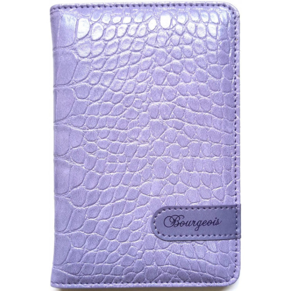 Notebook "Bourgeois" A6/80 leatherette TV cover /N9281/ ext. Bl. 80g, clean (1/60)