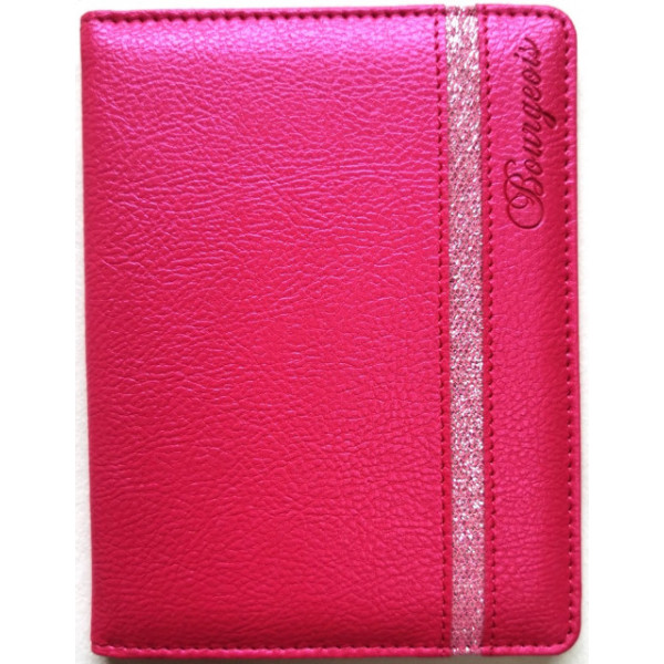 Notebook "Bourgeois" A6/80 leatherette TV cover /N9288/ ext. Bl. 80g, clean (1/60)