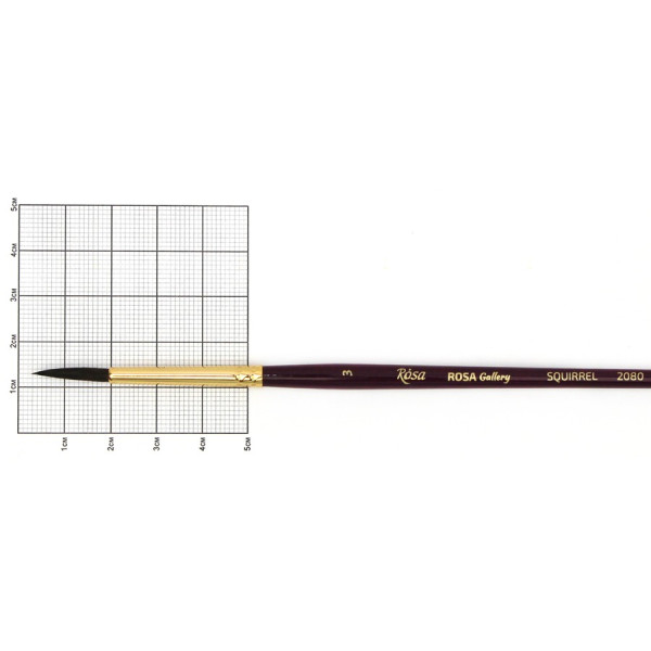 Squirrel brush round "ROSA Gallery" 2080, No. 3, k.r. (1/12)