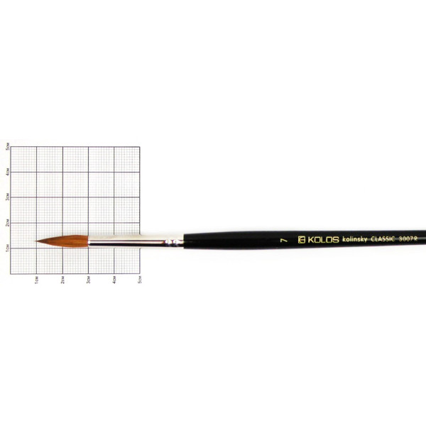 Column brush round "KOLOS" Classic 3007R, No. 7, k.r. (1/12)