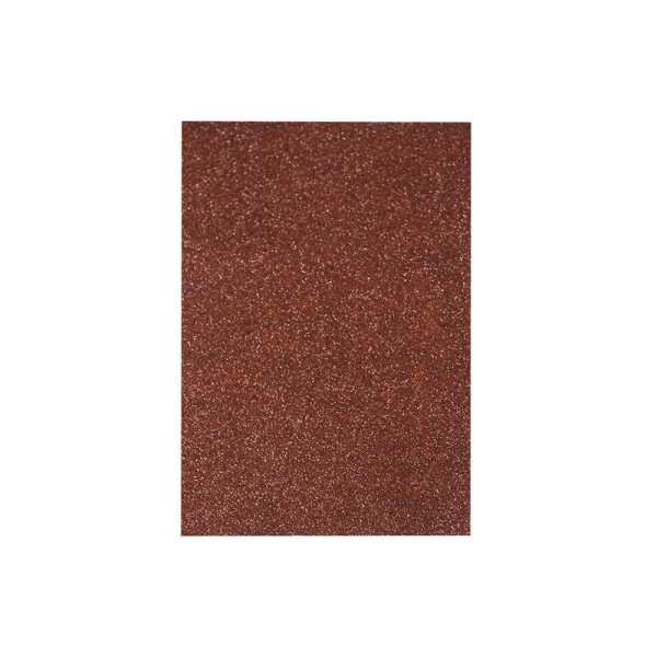 Flexica (foamiran) with glitter "WB" /7947/ 20*30cm, BROWN, 2mm (10 sheets/pack) (1/100)