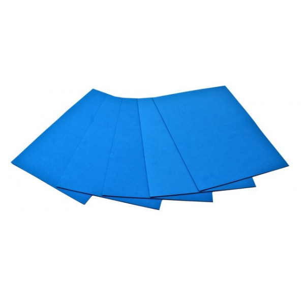 Flexica (foamiran) "Art studio of Happines" /EVA-019/ 2.00 mm blue (5 sheets in a pack) (1/200)