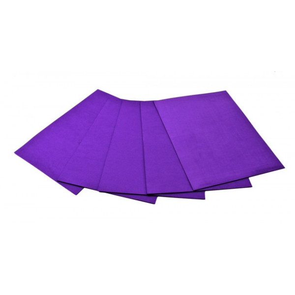 Flexica (foamiran) "Art studio of Happines" /EVA-025/ 2.00 mm purple (5 sheets in a pack) (1/200)