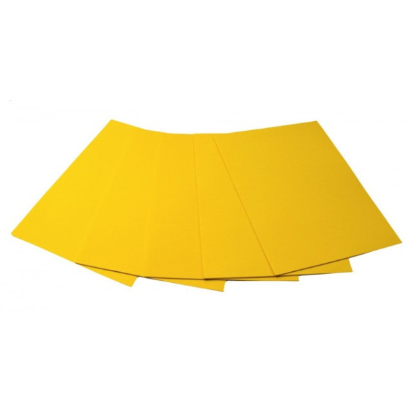 Flexica (foamiran) "Art studio of Happines" /EVA-031/ 2.00 mm yellow (5 sheets in a pack) (1/200)