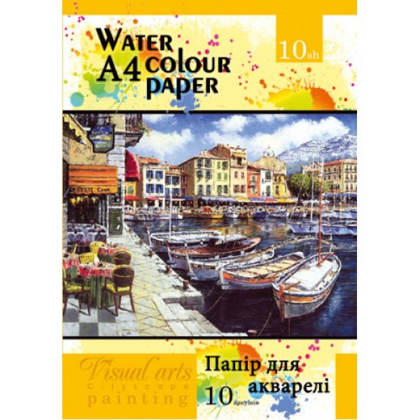 Folder for WATERCOLORS "Etching" A4/10 sheets. 200g/m2 (PA4210) (1/10/100)