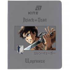 Щоденник шкільний "Kite" /AT26-283/ м'яка обкл. PU, Attack on Titan (1/18)