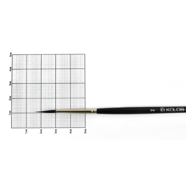 Squirrel brush round "KOLOS" Classic 3049R, No. 2, k.r.