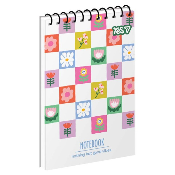 Notebook A7/80 # spiral from above "YES" /152524/ "Blooming Joy" (1/336)
