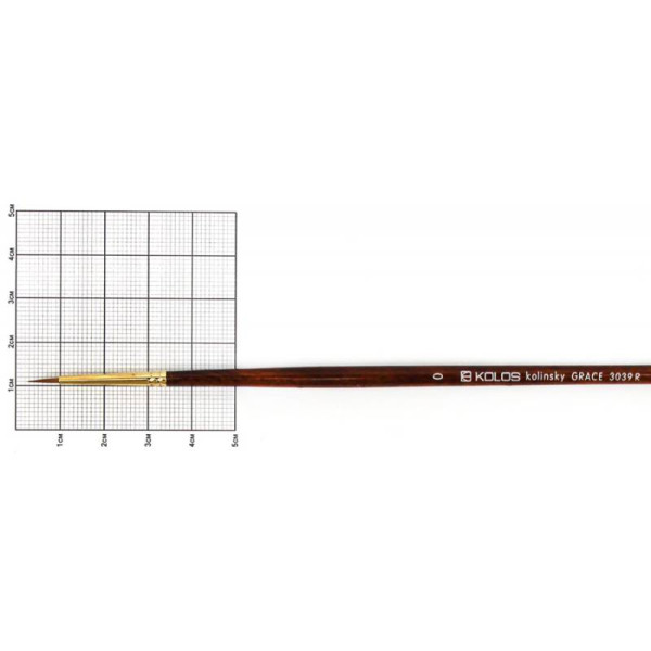 Brush Column round "KOLOS" Grace 3039R, No. 0, d.r. (1/12)