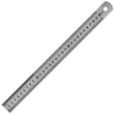 Линейка 30см металл 'JO' /1018-30/ 0,3S (1/12/600)