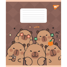 Тетрадь уч. "YES" 12л.// /767800/ "Капибара Capy Tay" (25/500)