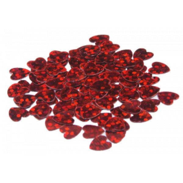 Glitter "Atlas" /AS-2091, A-954/ "Heart" Red 1 g, in unit/pack (1/50)