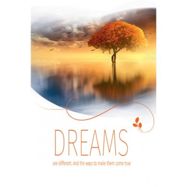 Notebook A6/72 sheet "Rucksack" /PPT-1/ "BEAUTIFUL DREAMS" # spiral on the side, tv. cover, 60 g/m2, mix (20)