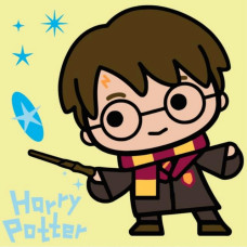 Картина по номерам "Идейка" /KHO1365/ WB "Harry Potter: Волшебство под звездами" 25*25см