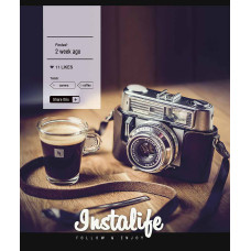 Тетрадь уч. "Star" 96л.== /3389L/ "Instalife (Интажития)" УФ-лак (мальчик) (5/60)