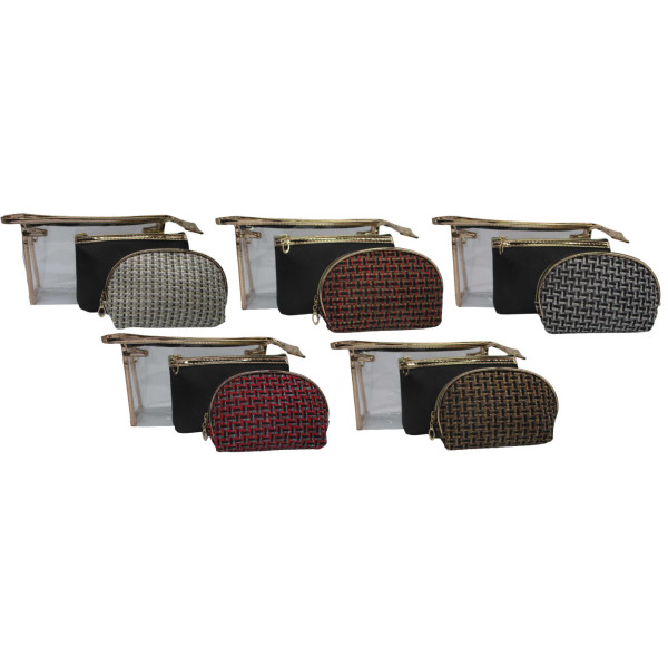 Penal space. set "3 in 1" /1250/ "Weaving" 25*17*8cm; 20*12 cm; 16*10*5cm mix5 (1/12)