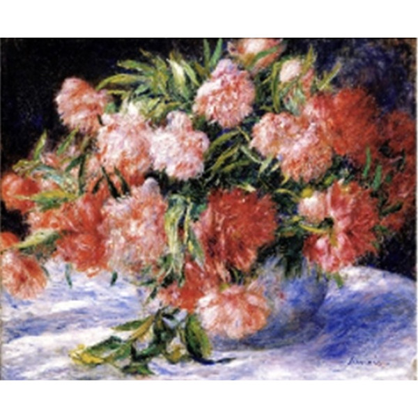 Алмазна мозаїка "Go to art" /189704/ "Піони" 30*40 см на підрамнику