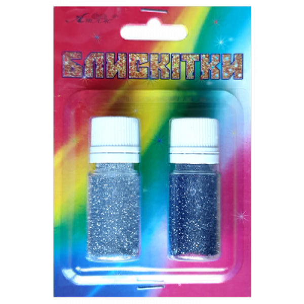 Glitter No. 29 "Atlas" /А-999/AS-2229/ silver+platinum, 7 g/2 pcs. (1/12)