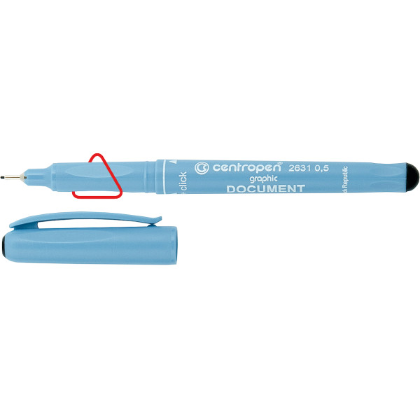 Liner "Centropen" /2631/0,3/ "Document", 0,35mm black (10)