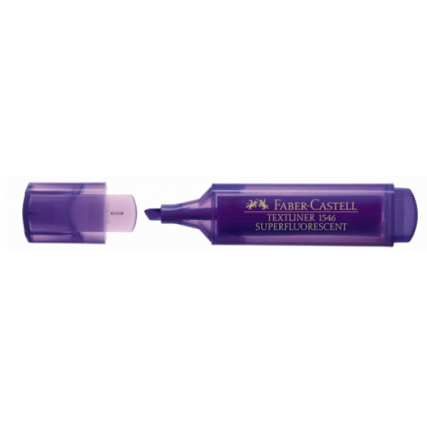 Marker "Faber-Castell" /154636/ TEXTLINER SUPERFLUOR, purple (10)