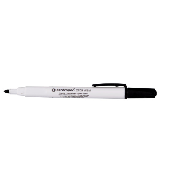 Dry-erase marker "Centropen" /2709/01/ for blackboard, black (10)