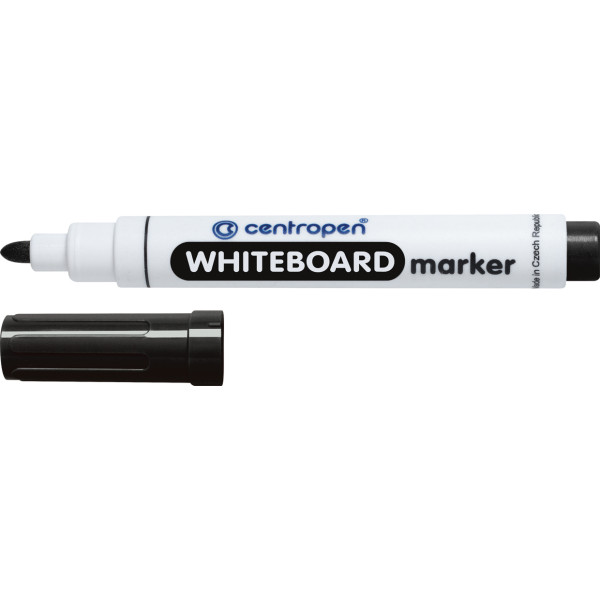Dry-erase marker "Centropen" /8559/01/ for blackboard, black (10)