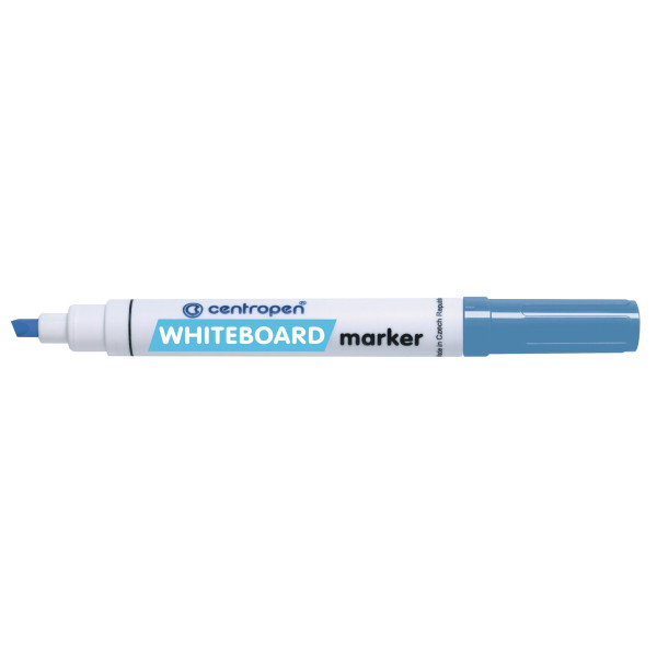 Dry-erase marker "Centropen" /8569/03/ for blackboard, slanted, blue (10)