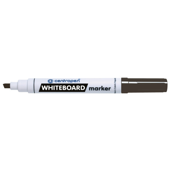 Dry-erase marker "Centropen" /8569/01/ for blackboard, bevelled, black (10)