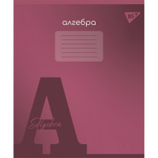 Зошит уч. "YES" 48арк.# /767442/ "ПРЕДМЕТКА - АЛГЕБРА (Fusion) виб.гібрид.лак (5/200)