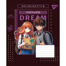 Тетрадь уч. "YES" 48л.# /767449/ "ПРЕДМЕТКА - ГЕОГРАФИЯ (Anime) выб.гибрид.лак (5/200)