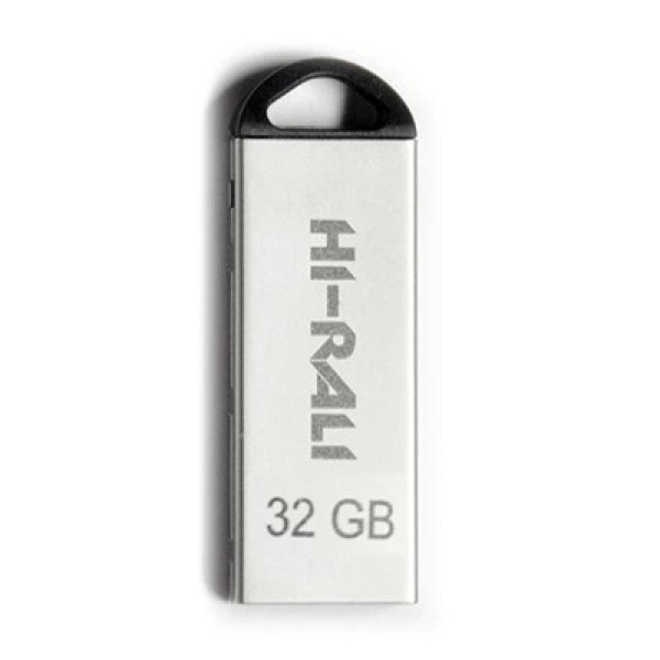 Флеш пам'ять "Hi-Rali" 32GB Fit серiя срібло