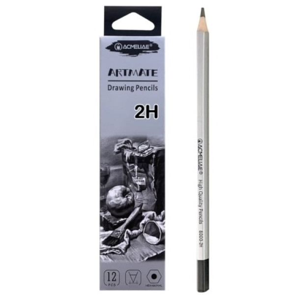Pencil h/g "Acmeliae" /8000-2H/ 2H "Artmate" (12/144)