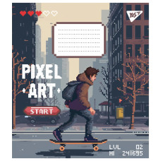 Тетрадь уч. "YES" 12л.== /767228/ "Pixel art" (25/500)