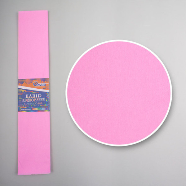 Corrugated paper 55%, 20g/m2 JO /KR55-8004/ 50*200cm, Pink (10/200)