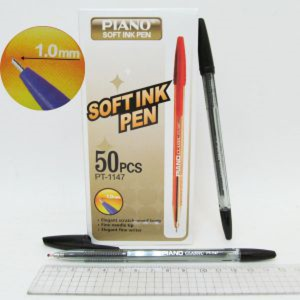 Ballpoint pen "PIANO" 1147 Black (50/1000)