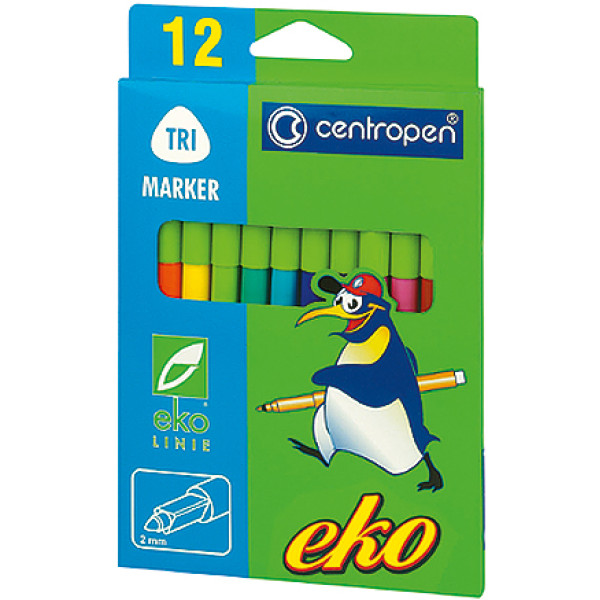 Felt-tip pens "Centropen" 12 pcs. /Cen-2560/12/ "Eko" (10)