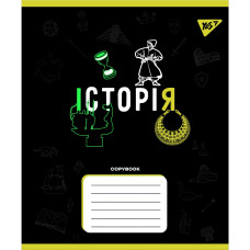 Тетрадь уч. "YES" 48л.# /767470/ "ПРЕДМЕТКА - ИСТОРИЯ (Black) выб.гибрид.лак (5/200)