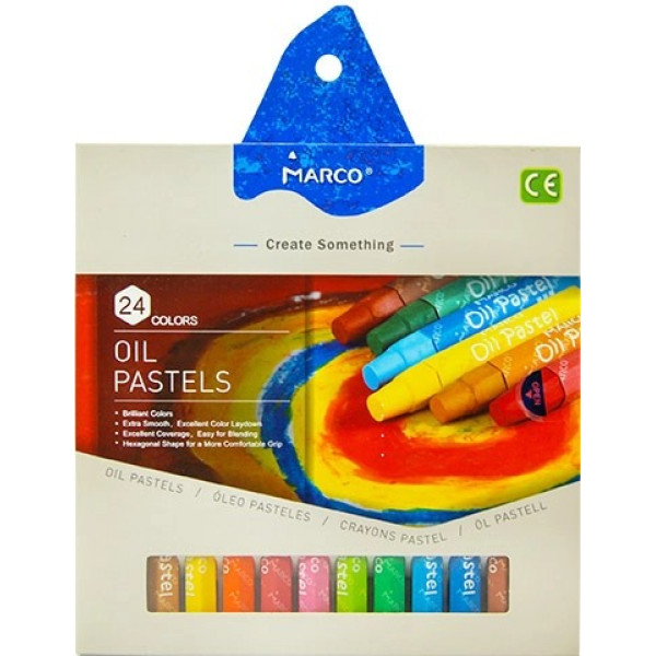 Oil pastel 4800OP-24CB "Marco" 24 colors.  (1/6/36)