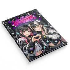 Дневник школьный "Soft Touch" соч.обкл. /1В3545/ выб.УФ лак, тиснение "Аниме подружки" (1/20)