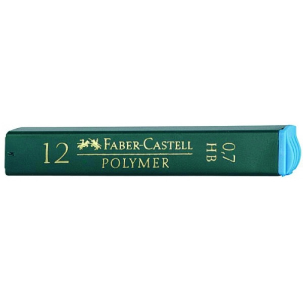 Lead for mechanical pencil "Faber-Castell" /OF/9127/521702/ 0.7MM 2B, 12 pcs in a pencil case (12/576)