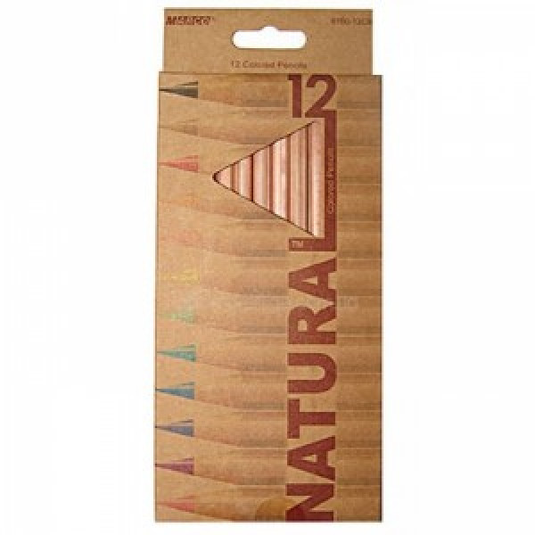 Colored pencils "Marco Natural" 12 col. /6100-12CB/ cardboard (12/240)
