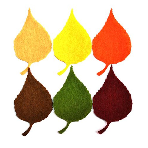 Blank "Diamond handles" /120446/ "Birch leaves" 8 cm, 60 pcs in a pack.